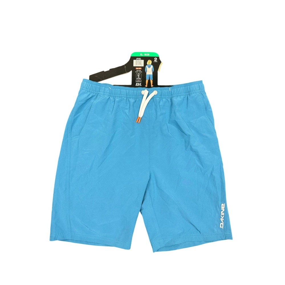 Dakine Kids Blue Swim Trunks XL 18/20 Quick Dry 30+ UPF Stretch Board Shorts